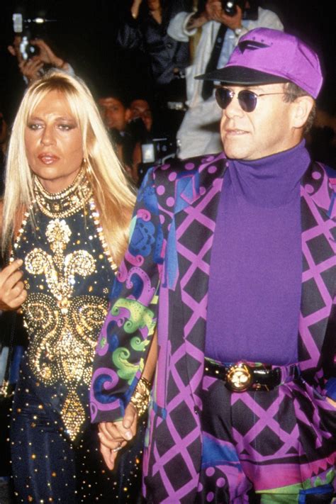 rion versace|elton john Versace.